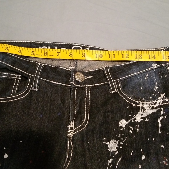 Jean painted Capri 3/4 Patriotic - Picture 7 of 7